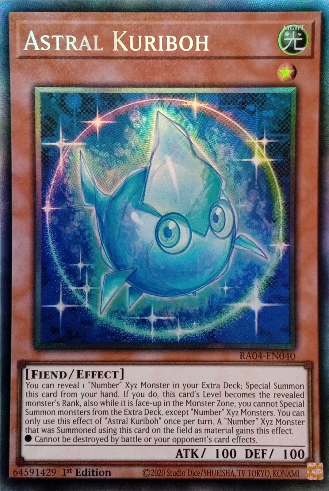 Astral Kuriboh [RA04-EN040] Prismatic Collector's Rare | Exor Games Truro