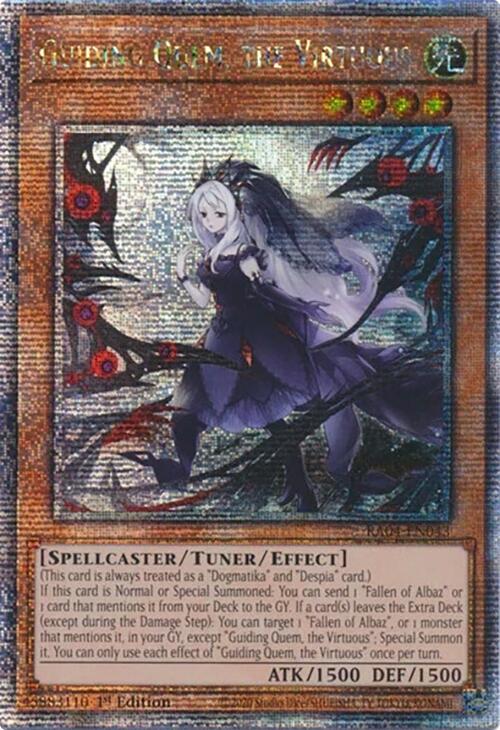 Guiding Quem, the Virtuous [RA04-EN043] Quarter Century Secret Rare | Exor Games Truro