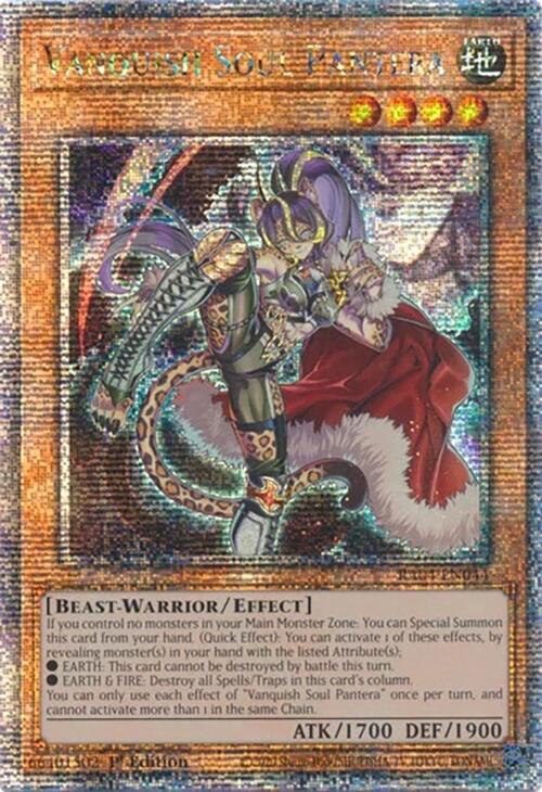 Vanquish Soul Pantera [RA04-EN044] Quarter Century Secret Rare | Exor Games Truro