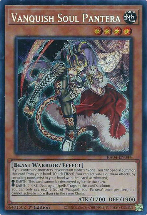 Vanquish Soul Pantera [RA04-EN044] Secret Rare | Exor Games Truro