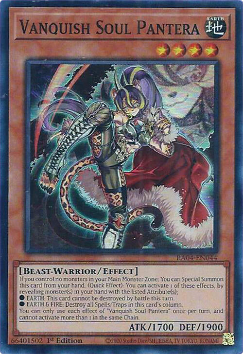 Vanquish Soul Pantera [RA04-EN044] Super Rare | Exor Games Truro