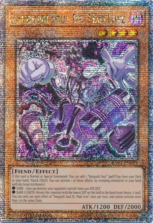Vanquish Soul Dr. Mad Love [RA04-EN045] Quarter Century Secret Rare | Exor Games Truro