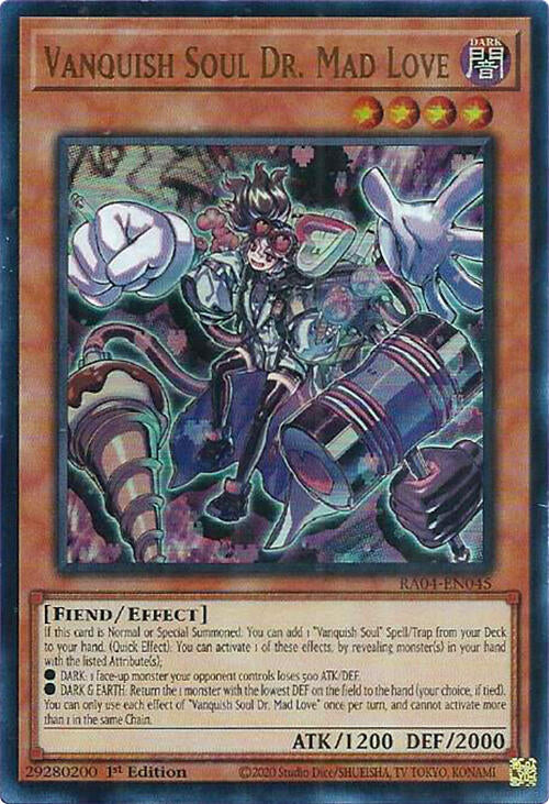 Vanquish Soul Dr. Mad Love [RA04-EN045] Ultra Rare | Exor Games Truro