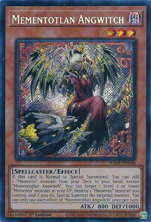 Mementotlan Angwitch [RA04-EN048] Secret Rare | Exor Games Truro