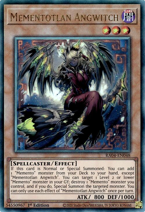 Mementotlan Angwitch [RA04-EN048] Prismatic Ultimate Rare | Exor Games Truro