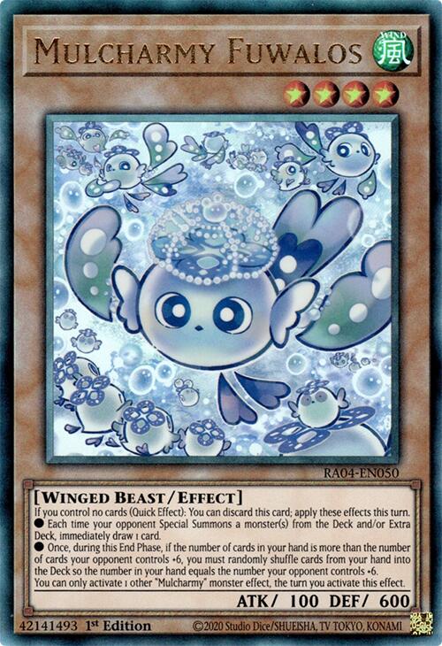 Mulcharmy Fuwalos [RA04-EN050] Prismatic Ultimate Rare | Exor Games Truro
