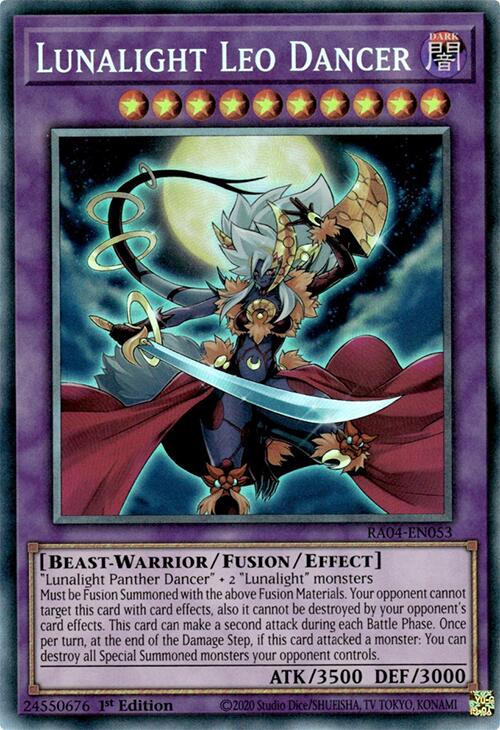 Lunalight Leo Dancer [RA04-EN053] Prismatic Collector's Rare | Exor Games Truro