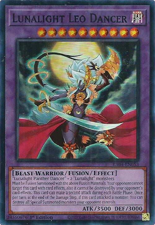 Lunalight Leo Dancer [RA04-EN053] Super Rare | Exor Games Truro