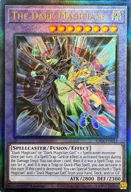 The Dark Magicians [RA04-EN054] Prismatic Ultimate Rare | Exor Games Truro