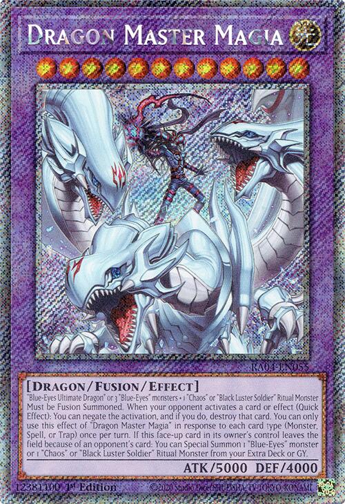 Dragon Master Magia [RA04-EN055] Platinum Secret Rare | Exor Games Truro