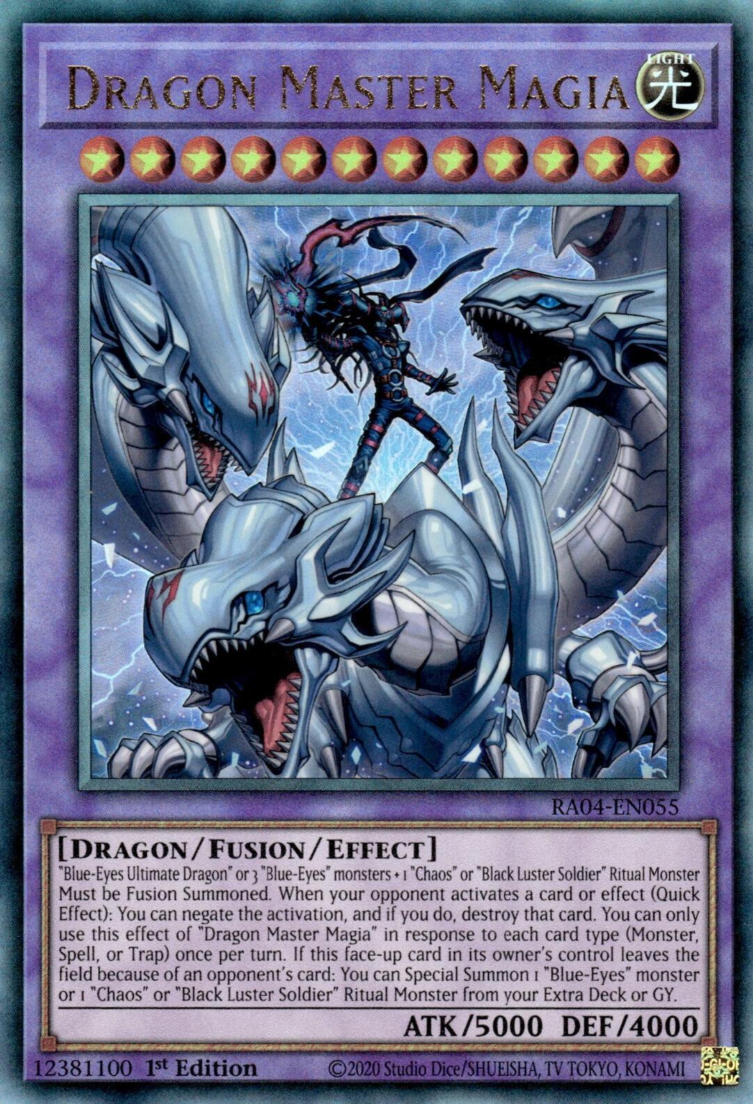 Dragon Master Magia [RA04-EN055] Prismatic Ultimate Rare | Exor Games Truro