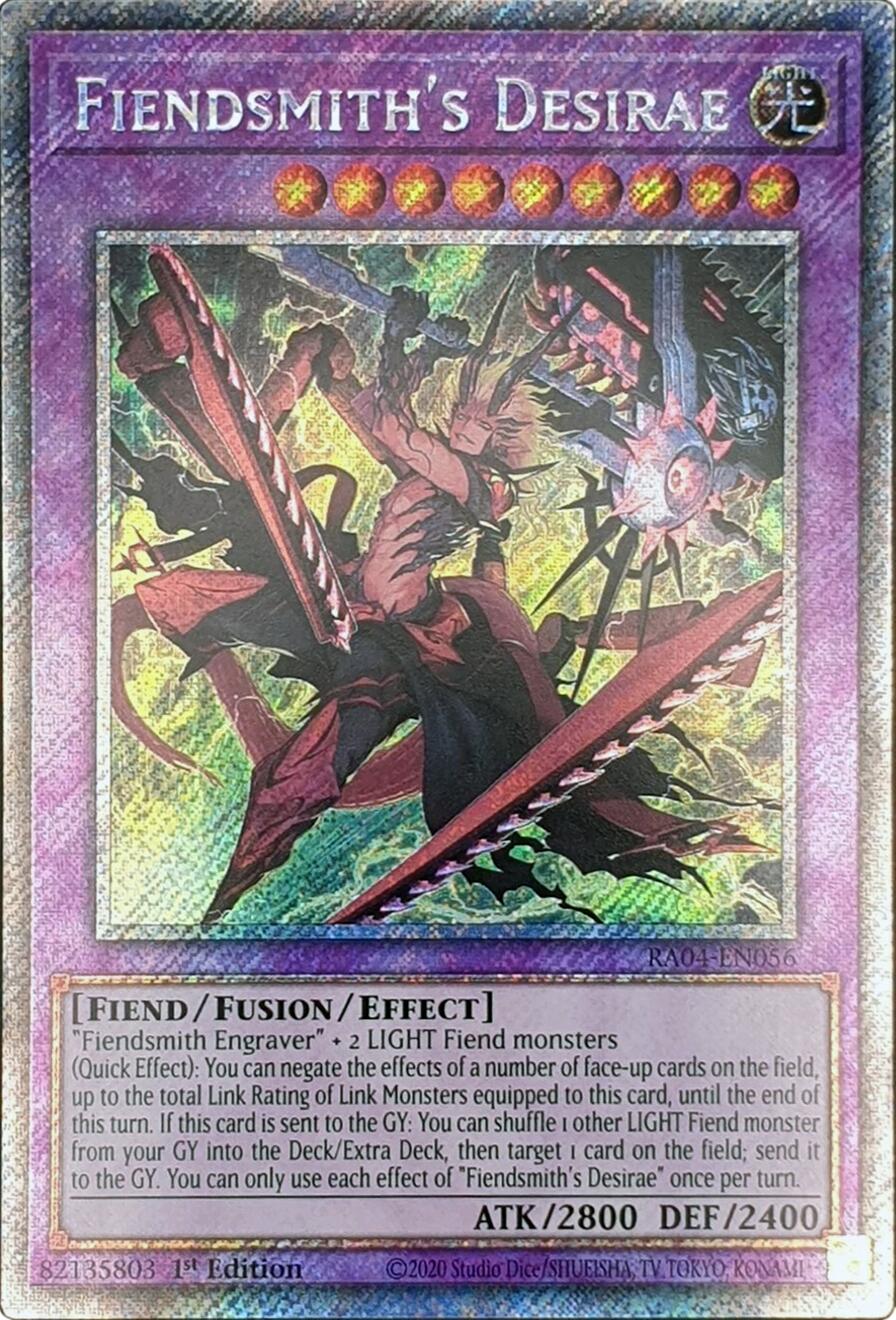 Fiendsmith's Desirae [RA04-EN056] Platinum Secret Rare | Exor Games Truro