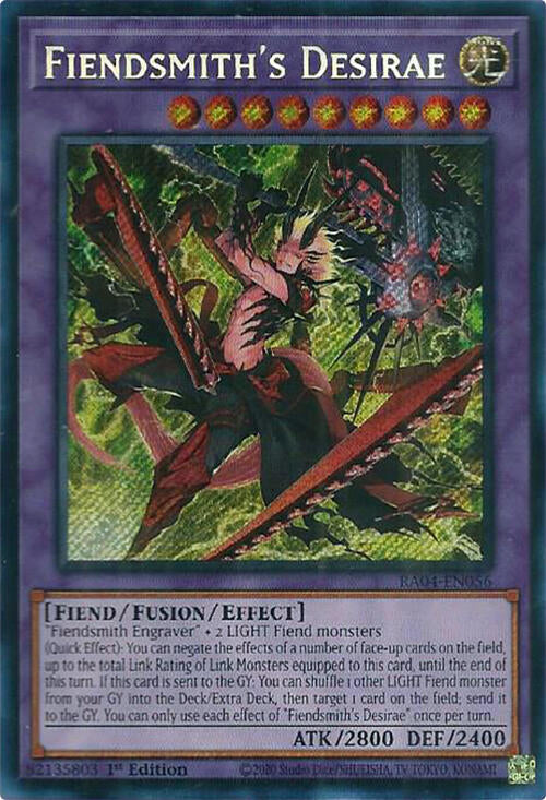 Fiendsmith's Desirae [RA04-EN056] Secret Rare | Exor Games Truro