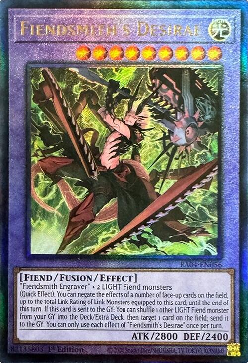 Fiendsmith's Desirae [RA04-EN056] Prismatic Ultimate Rare | Exor Games Truro