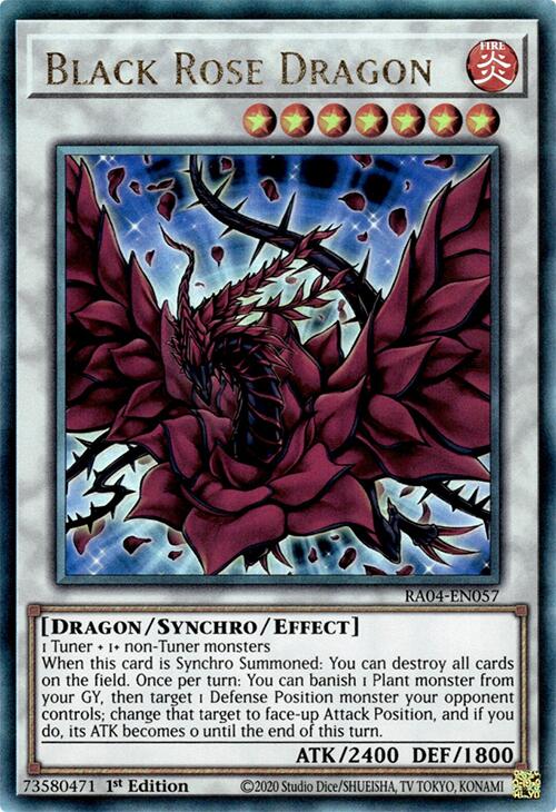 Black Rose Dragon [RA04-EN057] Prismatic Ultimate Rare | Exor Games Truro