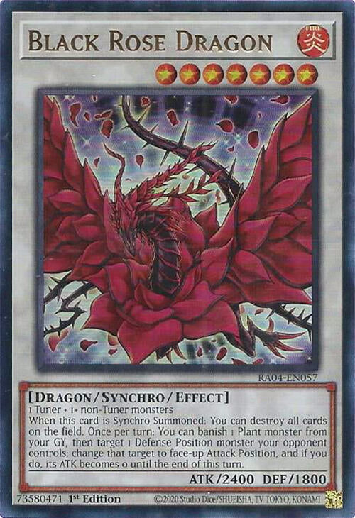 Black Rose Dragon [RA04-EN057] Ultra Rare | Exor Games Truro
