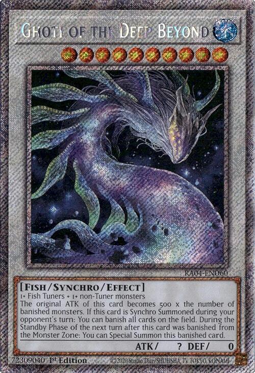 Ghoti of the Deep Beyond [RA04-EN060] Platinum Secret Rare | Exor Games Truro
