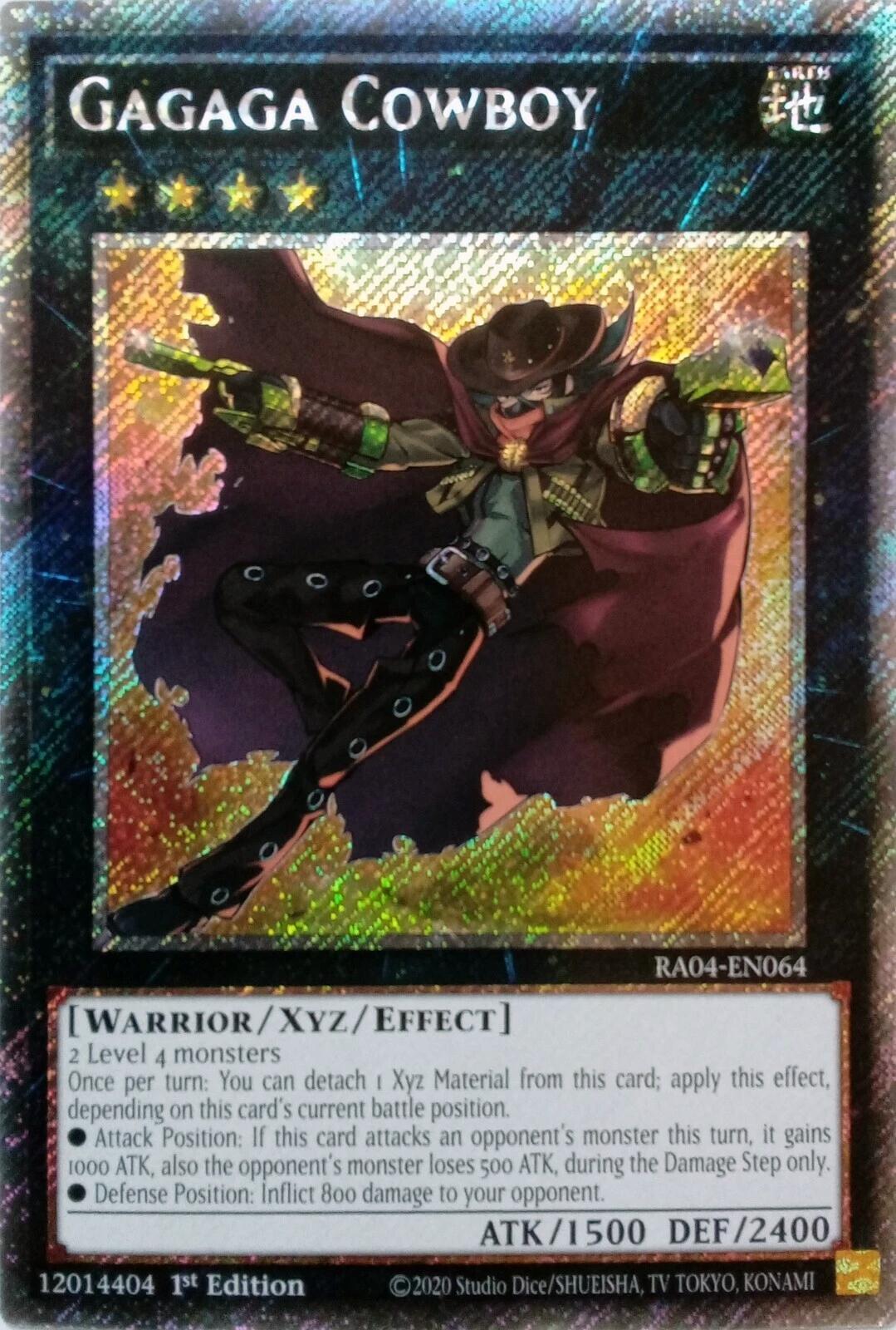 Gagaga Cowboy [RA04-EN064] Platinum Secret Rare | Exor Games Truro