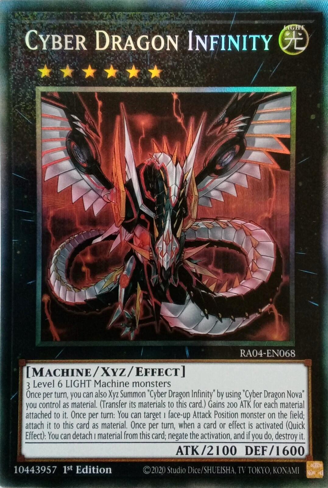 Cyber Dragon Infinity [RA04-EN068] Prismatic Collector's Rare | Exor Games Truro