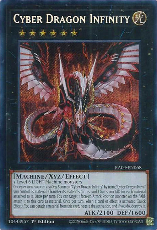 Cyber Dragon Infinity [RA04-EN068] Secret Rare | Exor Games Truro