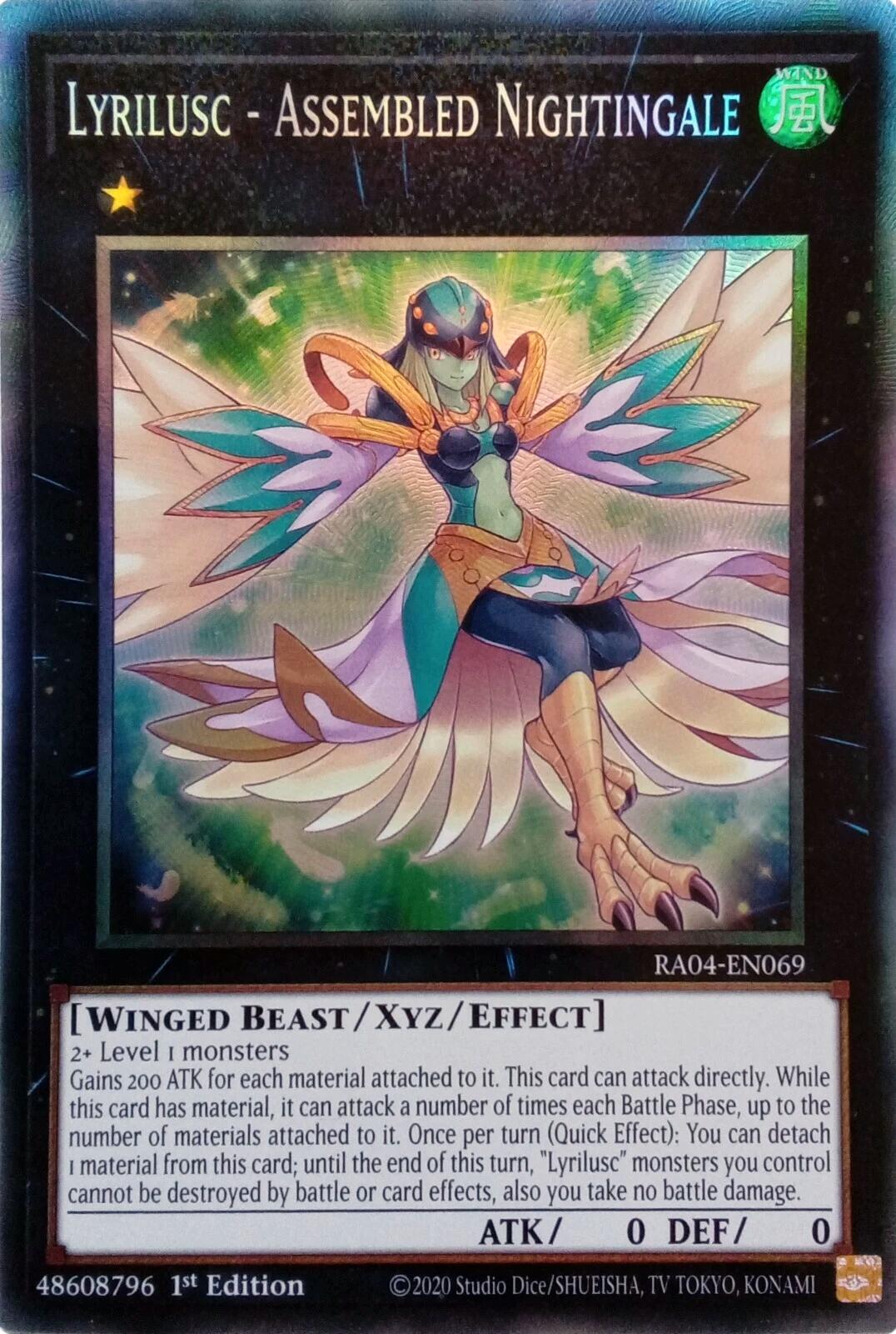 Lyrilusc - Assembled Nightingale [RA04-EN069] Prismatic Collector's Rare | Exor Games Truro