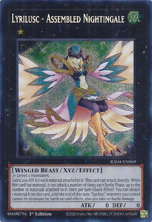 Lyrilusc - Assembled Nightingale [RA04-EN069] Secret Rare | Exor Games Truro
