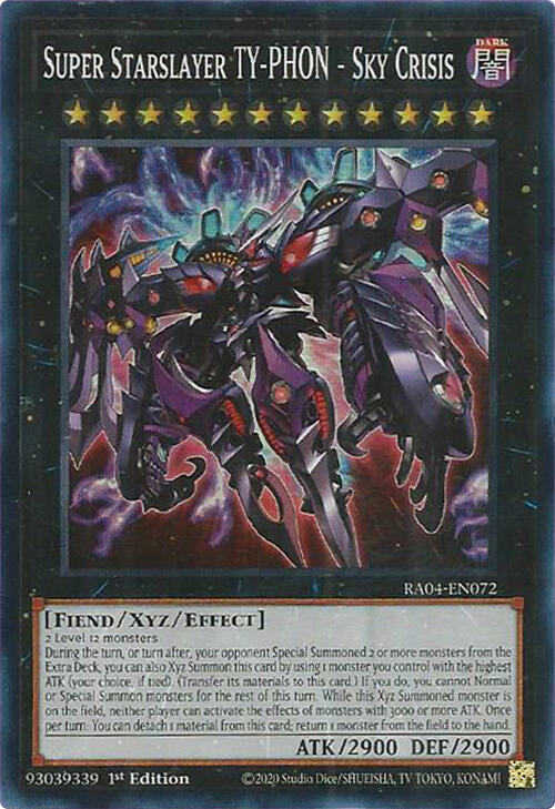 Super Starslayer TY-PHON - Sky Crisis [RA04-EN072] Super Rare | Exor Games Truro
