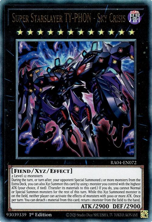 Super Starslayer TY-PHON - Sky Crisis [RA04-EN072] Prismatic Ultimate Rare | Exor Games Truro