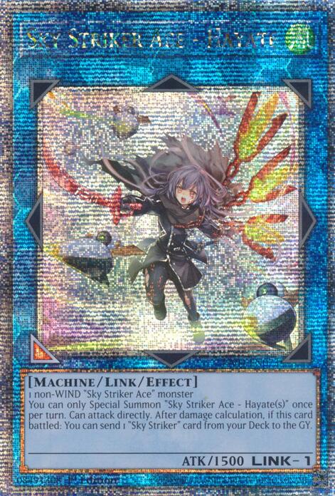 Sky Striker Ace - Hayate (New Art) [RA04-EN073] Quarter Century Secret Rare | Exor Games Truro