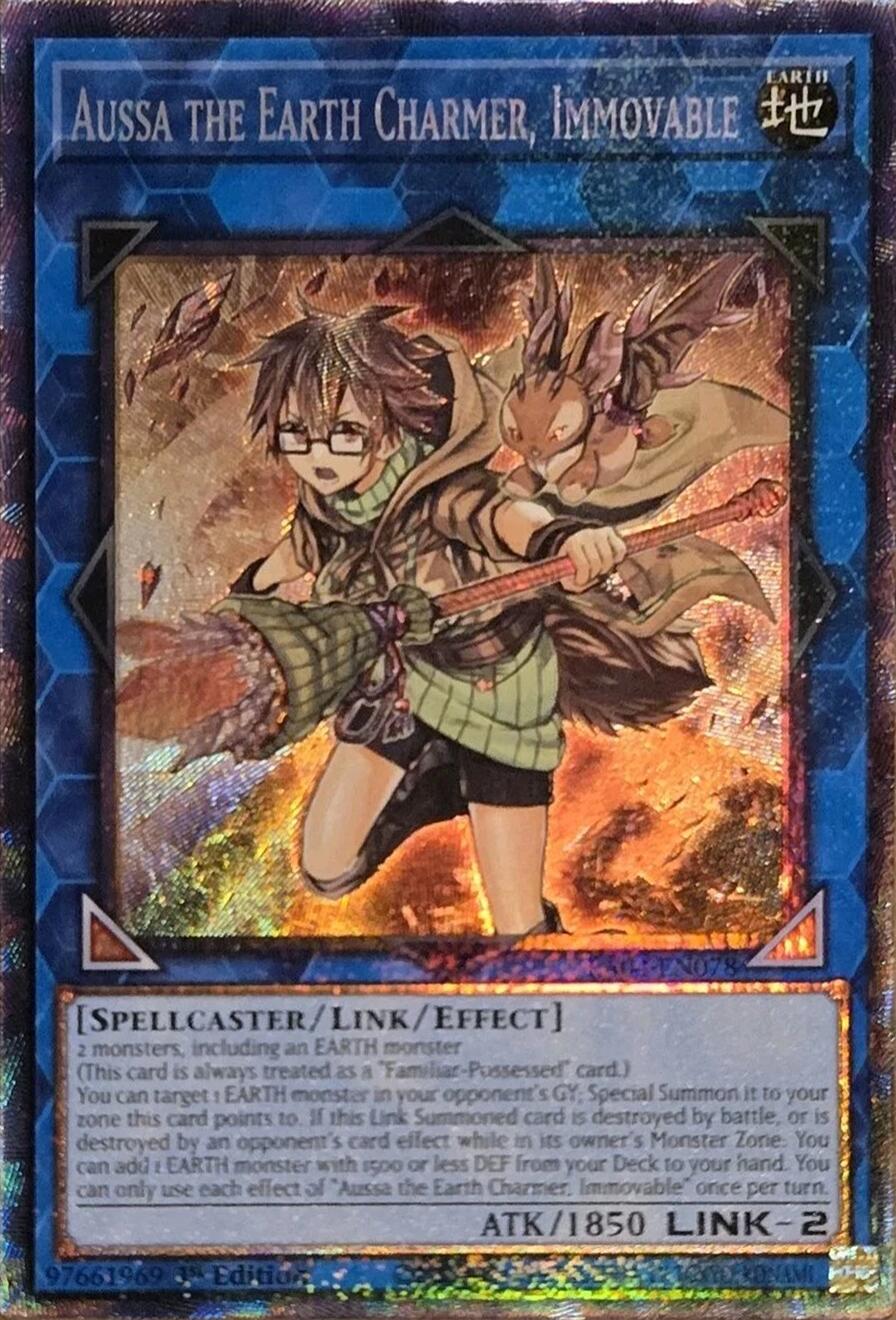 Aussa the Earth Charmer, Immovable [RA04-EN078] Prismatic Collector's Rare | Exor Games Truro