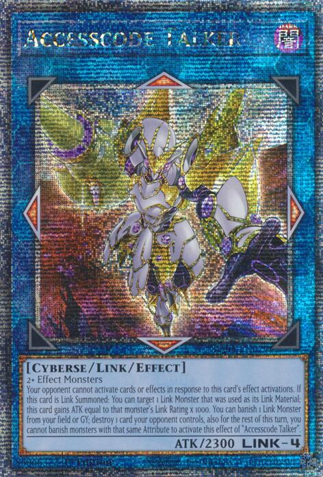 Accesscode Talker (New Art) [RA04-EN079] Quarter Century Secret Rare | Exor Games Truro
