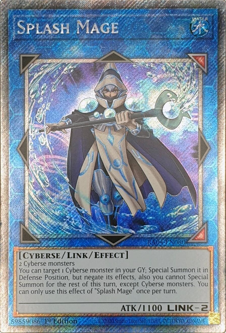 Splash Mage [RA04-EN080] Platinum Secret Rare | Exor Games Truro