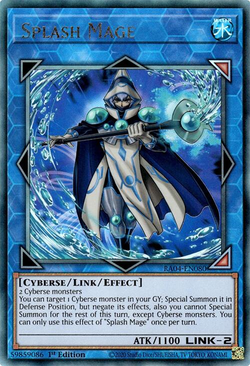 Splash Mage [RA04-EN080] Prismatic Ultimate Rare | Exor Games Truro