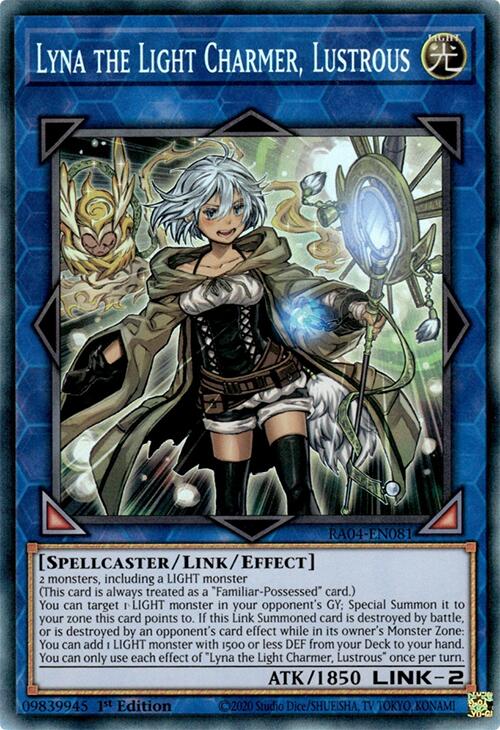 Lyna the Light Charmer, Lustrous [RA04-EN081] Prismatic Collector's Rare | Exor Games Truro