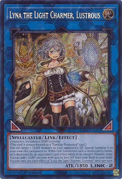 Lyna the Light Charmer, Lustrous [RA04-EN081] Secret Rare | Exor Games Truro