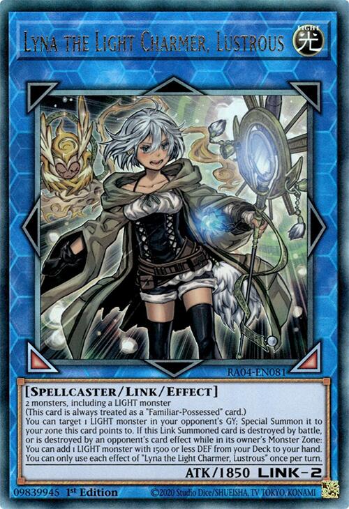 Lyna the Light Charmer, Lustrous [RA04-EN081] Prismatic Ultimate Rare | Exor Games Truro