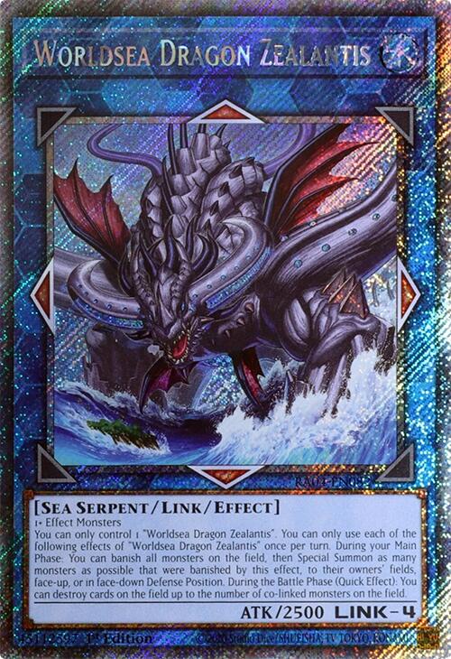 Worldsea Dragon Zealantis [RA04-EN082] Platinum Secret Rare | Exor Games Truro