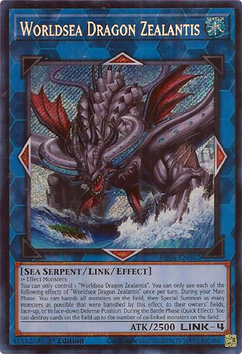 Worldsea Dragon Zealantis [RA04-EN082] Secret Rare | Exor Games Truro