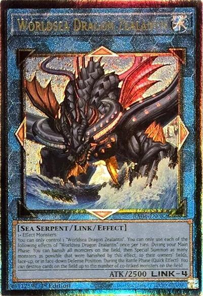 Worldsea Dragon Zealantis [RA04-EN082] Prismatic Ultimate Rare | Exor Games Truro