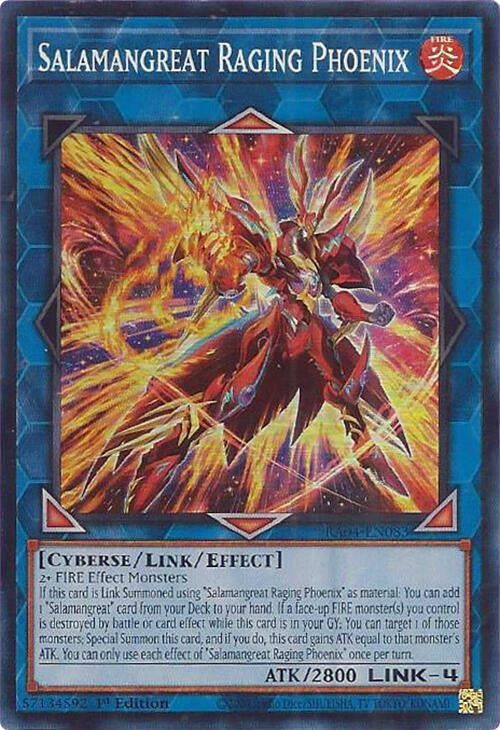Salamangreat Raging Phoenix [RA04-EN083] Super Rare | Exor Games Truro