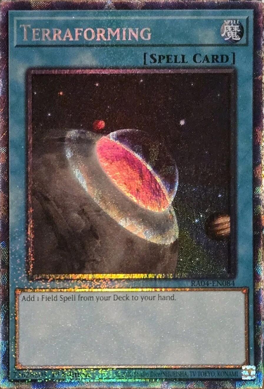 Terraforming [RA04-EN084] Prismatic Collector's Rare | Exor Games Truro