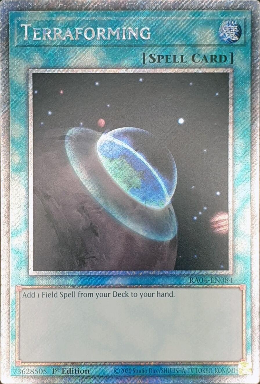 Terraforming [RA04-EN084] Platinum Secret Rare | Exor Games Truro