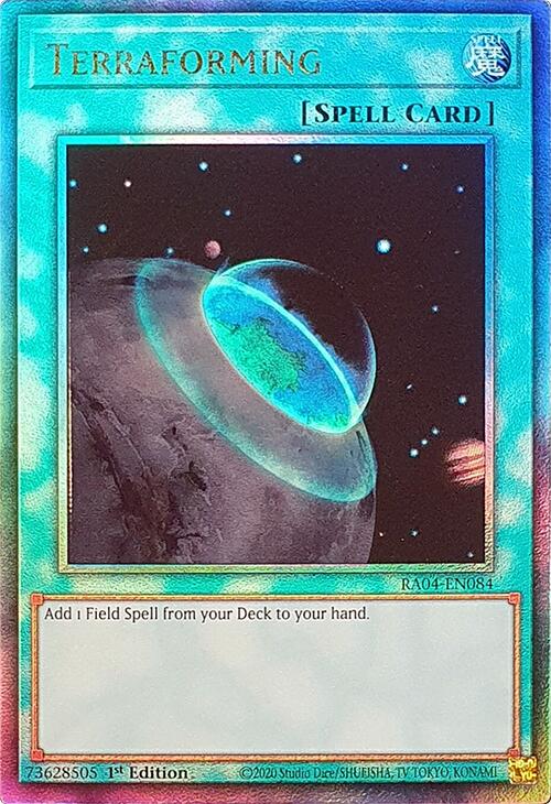 Terraforming [RA04-EN084] Prismatic Ultimate Rare | Exor Games Truro