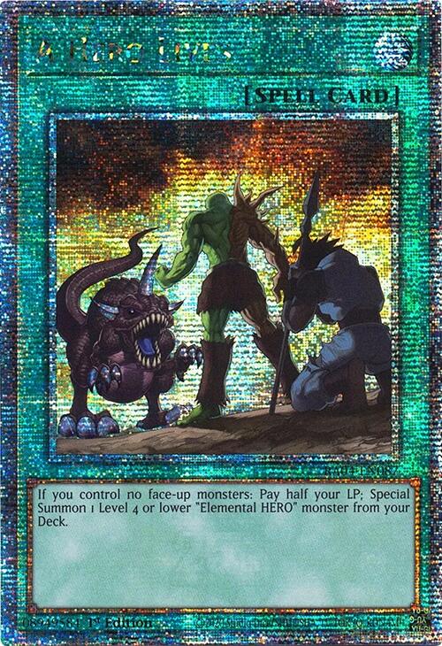 A Hero Lives [RA04-EN087] Quarter Century Secret Rare | Exor Games Truro