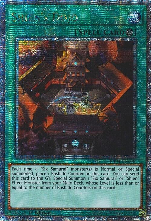 Shien's Dojo [RA04-EN088] Quarter Century Secret Rare | Exor Games Truro