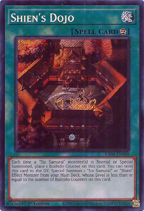 Shien's Dojo [RA04-EN088] Secret Rare | Exor Games Truro