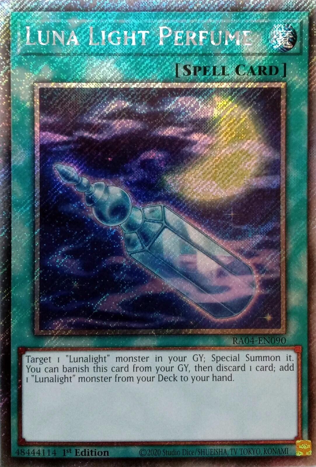 Luna Light Perfume [RA04-EN090] Platinum Secret Rare | Exor Games Truro