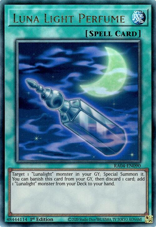Luna Light Perfume [RA04-EN090] Prismatic Ultimate Rare | Exor Games Truro