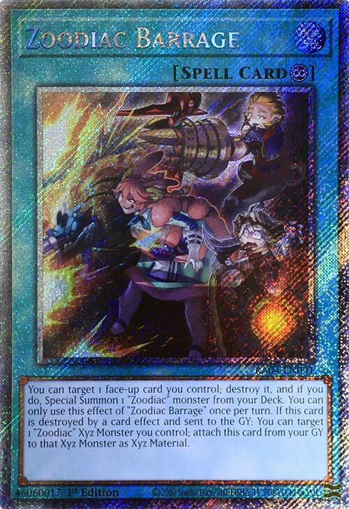 Zoodiac Barrage [RA04-EN091] Platinum Secret Rare | Exor Games Truro