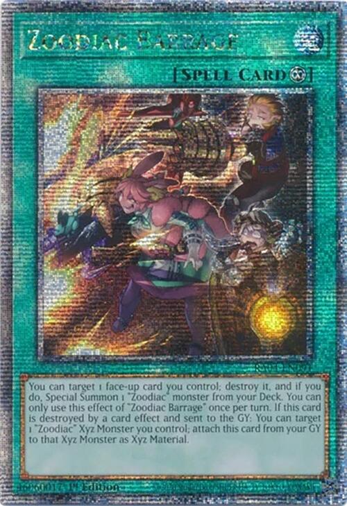 Zoodiac Barrage [RA04-EN091] Quarter Century Secret Rare | Exor Games Truro